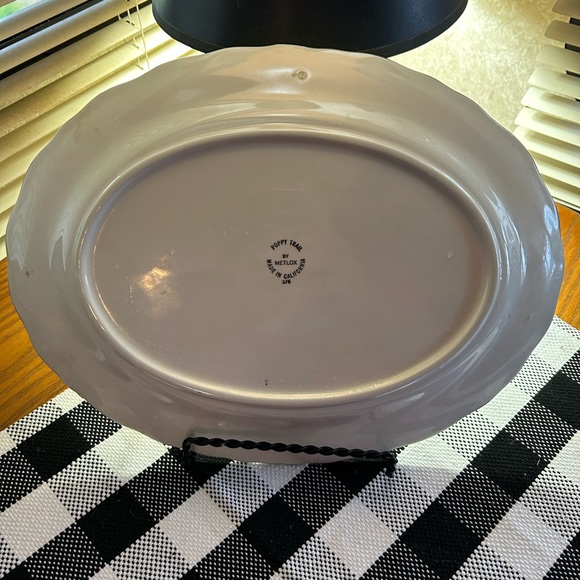 Vintage Poppytrail by Metlox large platter in Grape Arbor pattern. Hard to find! - Picture 2 of 4